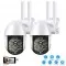 2 БРОЯ ВОДОУСТОЙЧИВА ВЪРТЯЩА КАМЕРА WIFI FULL HD 1080p 68 LED 320°