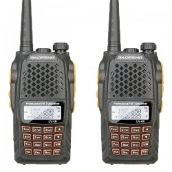 2 Броя Двубандова Радиостанция Baofeng UV-6R