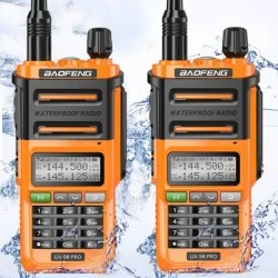 2 Броя професионална водоустойчива радиостанция Baofeng UV-9R Pro