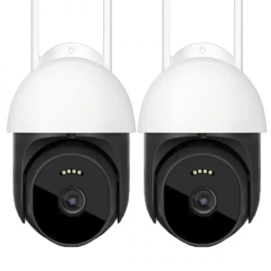 2 Броя смарт охранителна камера 4G 360° IP PTZ
