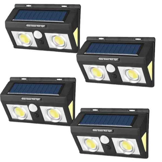 4 БРОЯ LED соларен прожектор със сензор Air Light - Градинско осветление