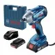 Bosch Гайковерт акумулаторен ударен 18 V, 3 Ah, 250 Nm, 1/2", GDS 250 Li - Винтоверти