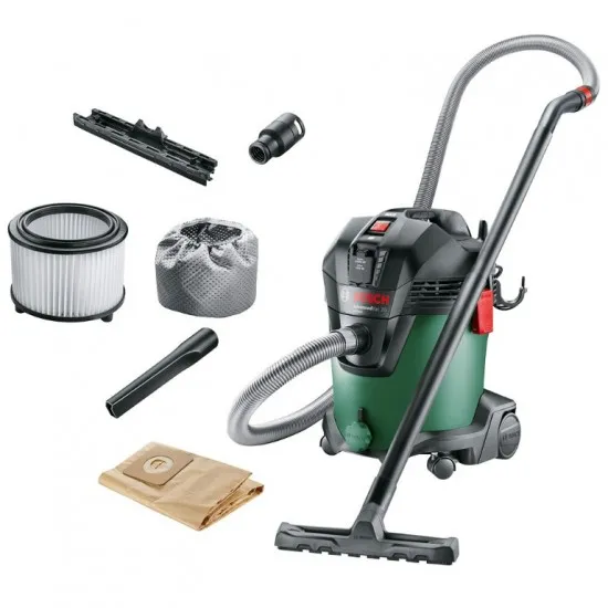 Bosch Прахосмукачка електрическа за сухо и мокро почистване 1200 W, 4200 л/мин, 35 мм, AdvancedVac 20 - Почистване