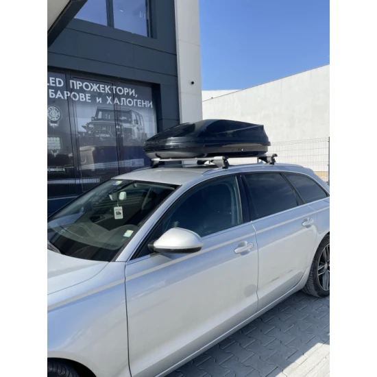 Автобокс (кутия, багажник) 300L – T185B Черен