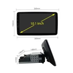Автомобилна мултимедия с Android 11, single din, 10 INCH