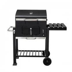 Барбекю Ziel Grill CG017, Черен мат с чугунена плоча