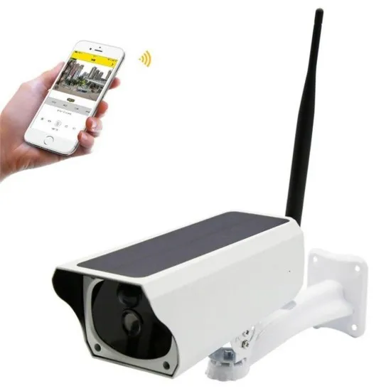 СОЛАРНА ВОДОУСТОЙЧИВА WIFI КАМЕРА FULL HD БЕЗЖИЧНА, БЕЗКАБЕЛНА, ВЪНШЕН МОНТАЖ - ЧЕРЕН НОЕМВРИ С ОФЕРТИ ДО -60