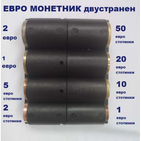 Двустранен евро монетник
