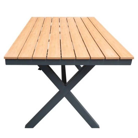 Градинска правоъгълна маса My Garden Polywood, 160 x 90 x 76 см Бежовa