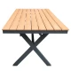 Градинска правоъгълна маса My Garden Polywood, 160 x 90 x 76 см Бежовa
