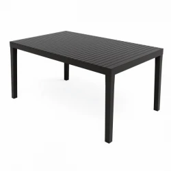 Градинска ПВЦ правоъгълна маса Palau 150 x 90 x 72см, Anthracite, PAL016AN