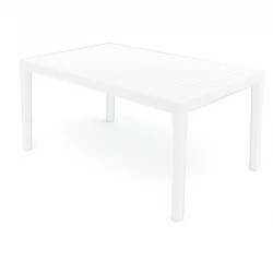 Градинска ПВЦ правоъгълна маса Palau 150 x 90 x 72см, White, PAL016BI