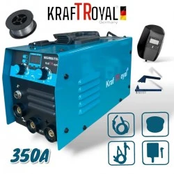 Инверторен електрожен 350А с телоподаващо 2в1 KRAFT-ROYAL