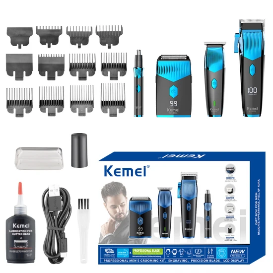 Комплект машинки за подстригване и бръснене Kemei KM 8534