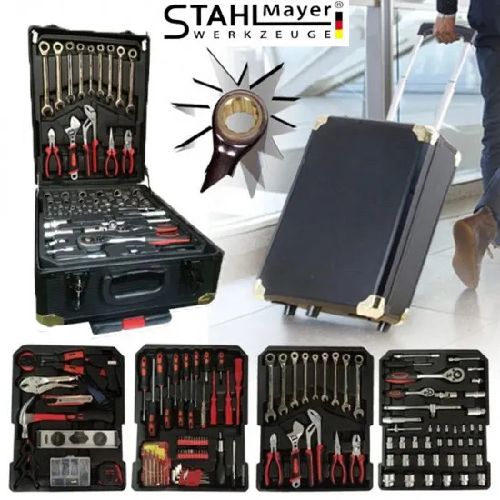 КУФАР С ИНСТРУМЕНТИ 399 ЧАСТИ STAHL MAYER - Авто инструменти
