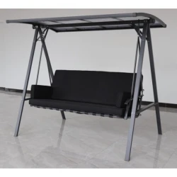 Градинска 3-местна люлка с покрив от поликарбонат MY GARDEN ZRSW8111P, 194х120х173см.