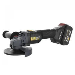 Акумулаторен ъглошлайф CAT DX3130 18V 125мм с батерия и зарядно