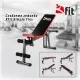 Промо-комплект Kfit Велоергометър Mount, Сгъваема лежанка Simple Flex, Стойки за лицеви опори, 3 фитнес-ластици и Фитнес-постелка