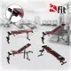 Промо-комплект Kfit Велоергометър Mount, Сгъваема лежанка Simple Flex, Стойки за лицеви опори, 3 фитнес-ластици и Фитнес-постелка