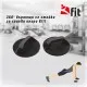 Промо-комплект Kfit Велоергометър Mount, Сгъваема лежанка Simple Flex, Стойки за лицеви опори, 3 фитнес-ластици и Фитнес-постелка