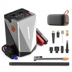 Стартиращо устройство за автомобил Jump Starter, Компресор, Батерия, 12000mAh