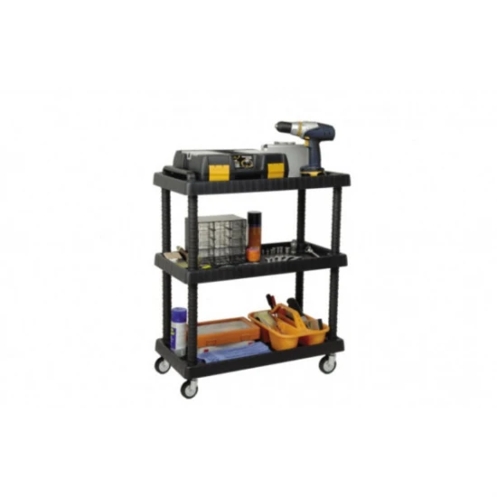    Стелаж с колела PVC 75х37.5х92см 3х40кг 175096