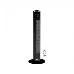 Вентилатор кула Ziel с дистанционно управление, 60 W, Черен, 91 см