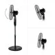 Вентилатор на стойка 16" Muhler FM-1650, 40W