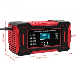 Интелигентно зарядно за акумулатори 12V с LCD дисплей