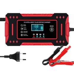 Интелигентно зарядно за акумулатори 12V с LCD дисплей