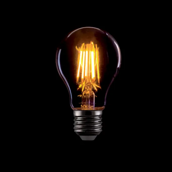4 БРОЯ LED ВИНТИДЖ ЛАМПА ДИМИРУЕМА A60-8W E27 2800-3200K