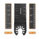 50 броя ножове нож за метал и дърво за мултифункционален инструмент 34 mm 3.4 cm