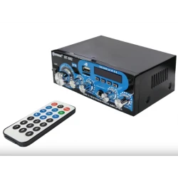 Домашен блутут аудио усилвател BT-502 - USB,FM,TFT,BLT, 2x30W, 220VAC