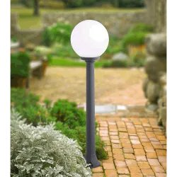 GIAFFA 250 LED ГРАДИНСКИ СТЪЛБ 8.5W CCT IP55 ЧЕРЕН-ОПАЛ