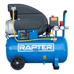 Компресор бутален 24L, 2HP/1.5 kW/RRHQ AC24D/директно куплиране RAPTER