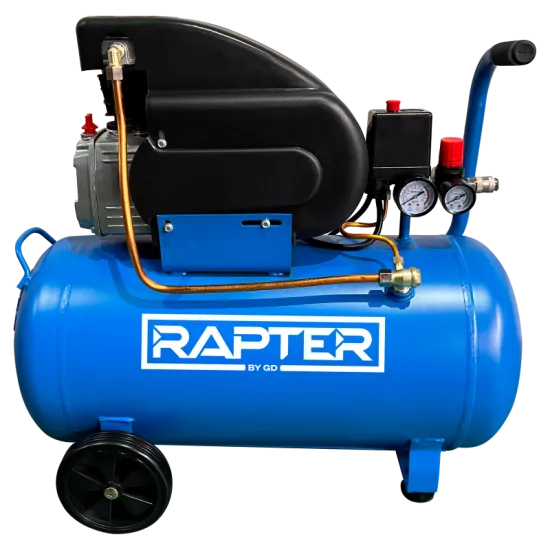 Компресор бутален 50L, 2HP/1.5 kW/RRHQ AC50D/ директно куплиране RAPTER
