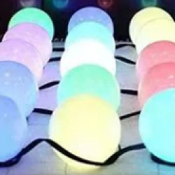 ПАРТИ ЛАМПИ LED 7.5m,144W,ЦВЕТНИ G45,USB 5V RGB
