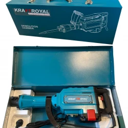 Професионален електрически къртач 2400W в метален куфар KraftRoyal