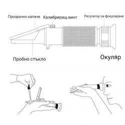 Професионален рефрактометър за захарност 0-32%