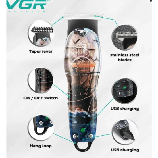 Професионален тример VGR V-953 за брада и коса