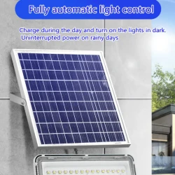 Соларен LED прожектор Jortan 2000W с отделен панел