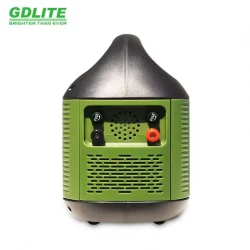 Соларна инверторна система GD-9001, 12V-220V, 3 крушки, Фенер