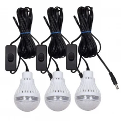 Соларна инверторна система GD8018, 12V-220V, 3 крушки