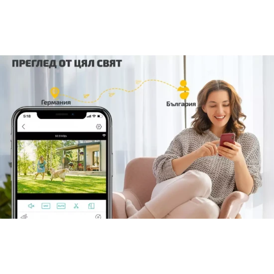 Соларна камера-компактна с 3MP UHD