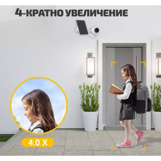 Соларна камера-компактна с 3MP UHD