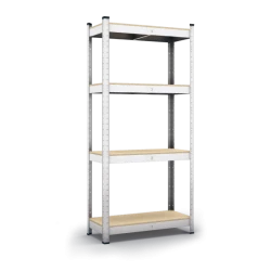 Стелаж метален поцинкован Standart DIY 4x175 180х90х40см 4 MDF рафта