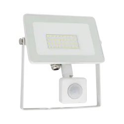 VEGA30 SLIM SMD 30W LED ПРОЖЕКТОР СЪС СЕНЗОР БЯЛ