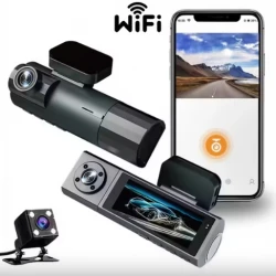 Видеорегистратор Vehicle BlackBox DVR FULL HD 1080 със задна камера